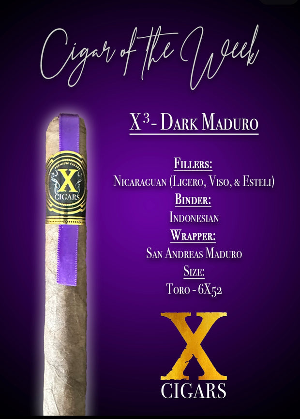 X Cigars- X3 Dark Maduro “X Series”