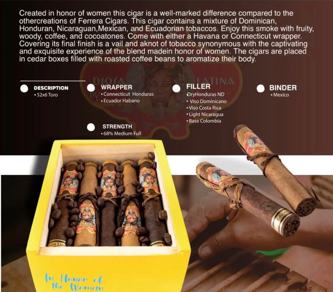 Ferrer Cigars- Diosa Latina "Limited Edition" Ecuador Habano